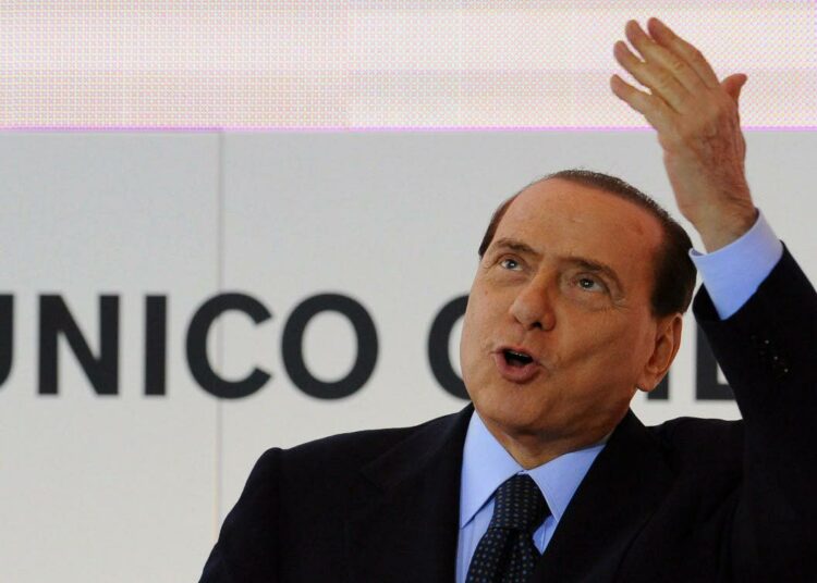 Italian pääministeri Silvio Berlusconi.