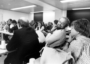 Yleisen Lehtimiesliiton opintopäivät vuonna 1983.