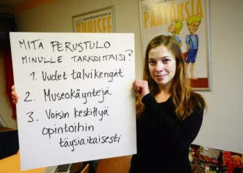Li Andersson kirjoitti, miten perustulo muuttaisi hänen elämäänsä.