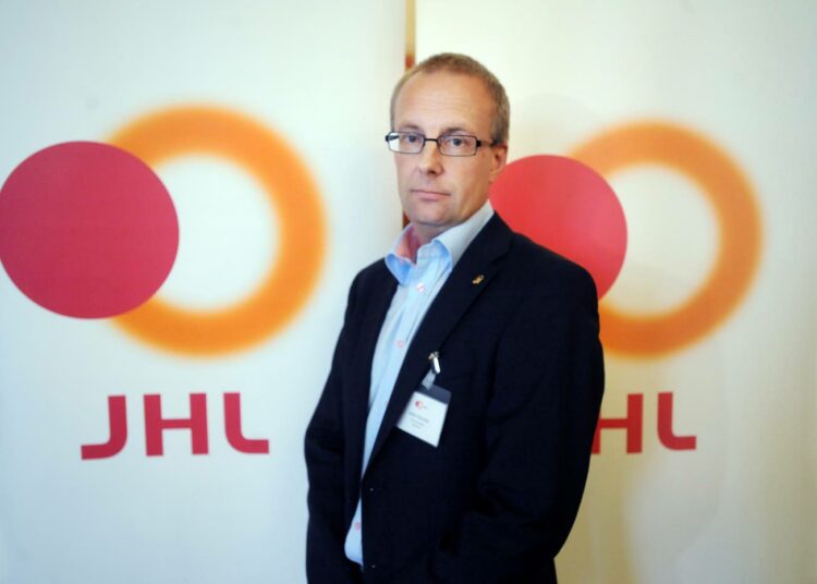 JHL:n puheenjohtaja Jarkko Eloranta.