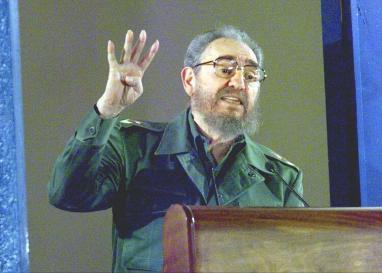 Kuuban presidentti Fidel Castro.