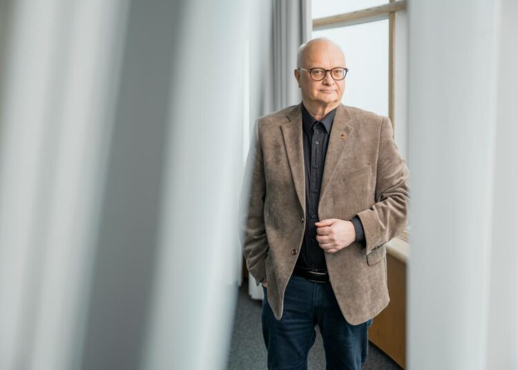 JHLn puheenjohtaja Håkan Ekström.