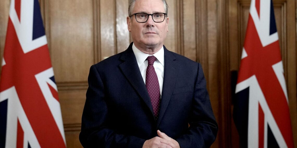 Britannian pääministeri Keir Starmer.