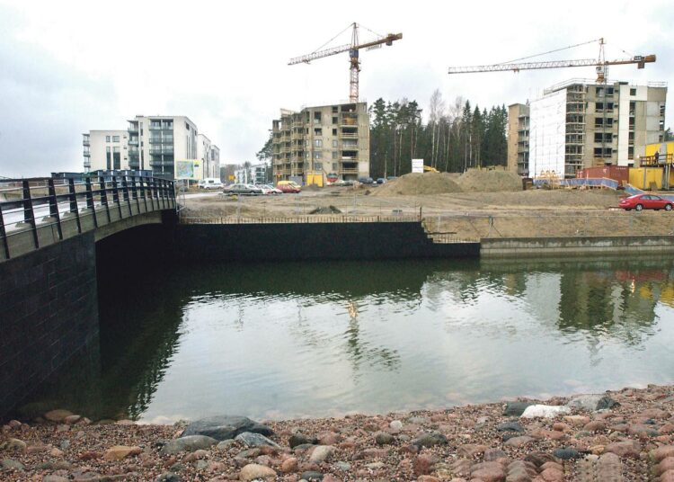 Vasemmistoliitto haluaa korottaa Helsingin tonttivuokria kahdella prosentilla. Kuva Vuosaaresta.