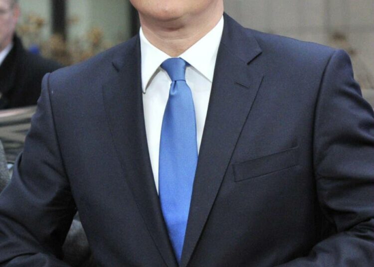 Iso-Britannian pääministeri David Cameron.