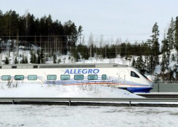 Suomen ja Venäjän välinen rataliikenne vauhdittuu, kun uudet Allegro-junat aloittavat liikennöintinsä 12. joulukuuta.