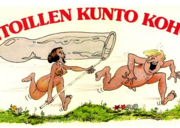 Väestöliitto luotti 1970-luvun kondomimarkkinoinnissa reippaaseen huumoriin. .