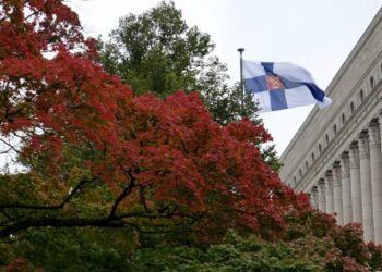 Pohjoismaiden neuvosto kokoontuu Eduskuntatalossa Helsingissä.