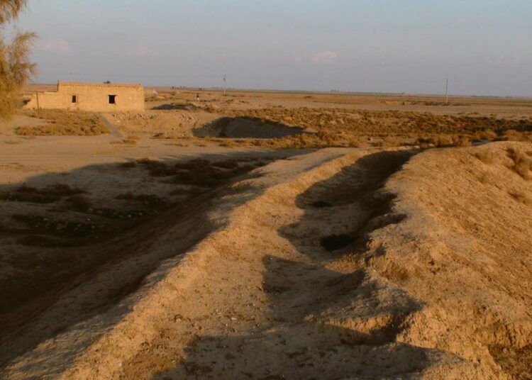 Irakin aavikko on leviämässä pohjoiseen. Kirkukin lähellä sijaitsevassa Topzawassa on kuivaa myös maaliskuussa, jolloin kevään pitäisi olla vehreimmillään.