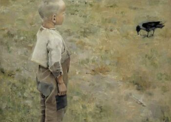 Akseli Gallen-Kallela: Poika ja varis