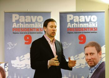 Vasemmistoliiton presidenttiehdokkaan Paavo Arhinmäen vaalikiertue on täydessä vauhdissa ensi maanantaista lähtien.