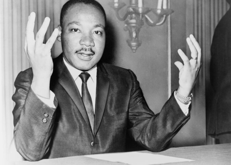 Martin Luther King marraskuussa 1964 otetussa kuvassa.