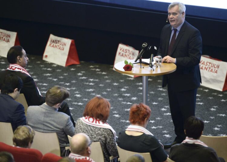 SDP:n noin 1,5 miljoonan euron vaalibudjetti on ylivoimaisesti puolueista suurin. Puheenjohtaja Antti Rinne avasi puolueen puheenjohtaja- ja ehdokaspäivät helmikuun 7. päivä.