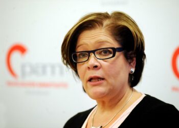 Palvelualojen ammattiliitto PAMin puheenjohtaja Ann Selin.