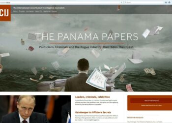 Taidekriitikko Otso Kantokorpi oli myös kiinnostunut siitä, mitä Panaman paperit kertoisivat taidemaailmasta. Kuvakaappaus The International Consortium of Investigative Journalists -järjestön verkkosivuilta.