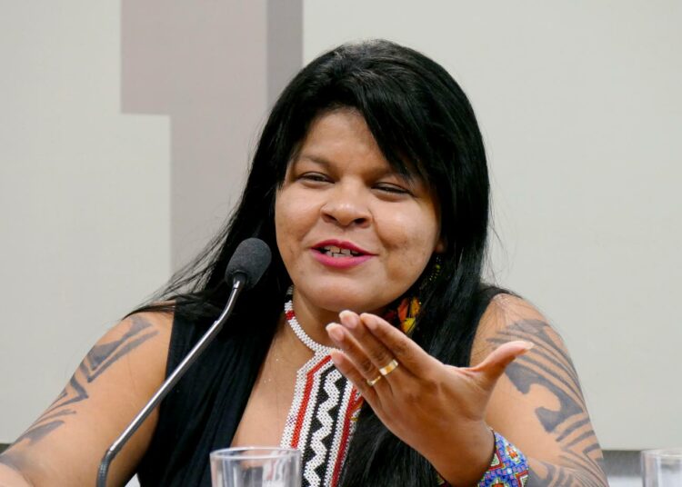 Sônia Guajajara on Brasilian merkittävin alkuperäiskansojen johtaja.