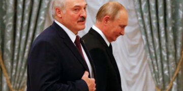 Aljaksandr Lukašenka ja Vladimir Putin tapasivat syyskuussa Moskovassa jo viidettä kertaa tänä vuonna.