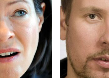 Anni Sinnemäki ja Paavo Arhinmäki.