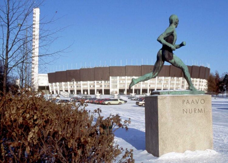 Helsingin Olympiastadion.