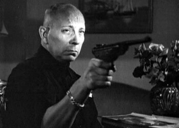 Suuri Flamarion on kohtalokas melodraama tarkka-ampujasta, joka rakastuu sirkuksen naistähteen. Kuvassa Erich von Stroheim.
