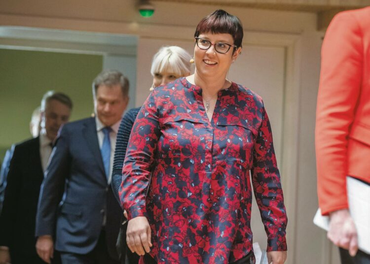 Presidenttiehdokas Merja Kyllönen osallistui  keskiviikkona Ehdokkaat esiin -presidentinvaaliitenttiin Madetojan salissa Oulussa.