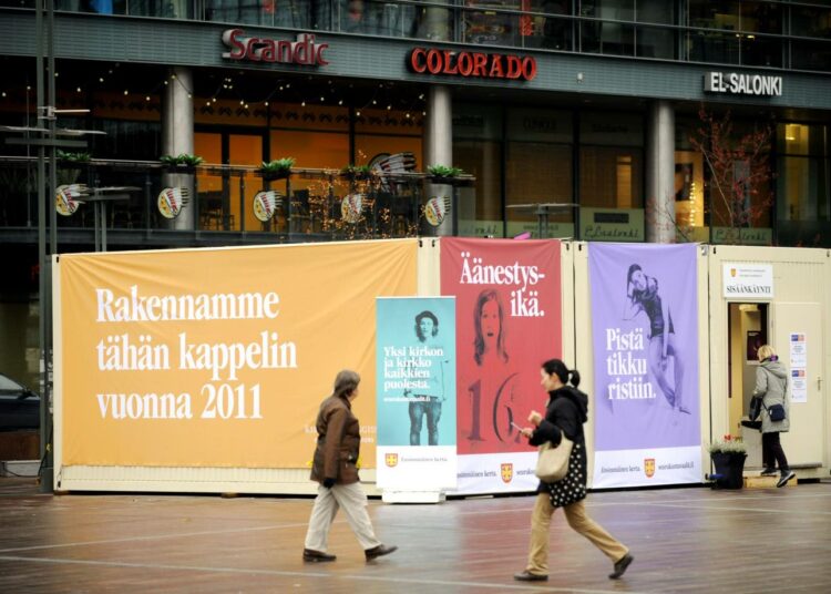 Seurakuntavaalien ennakkoäänestys jatkuu perjantaihin.