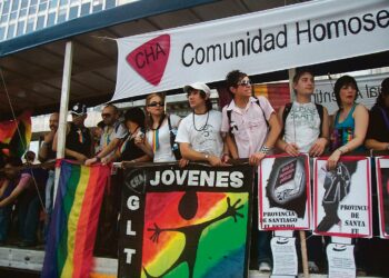 Pride-marssin osanottajia Buenos Airesissa vuonna 2007.