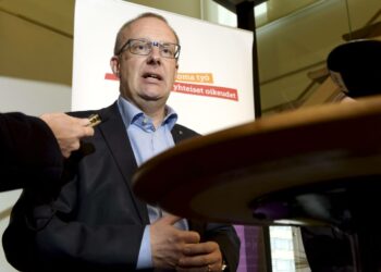 SAK:n puheenjohtaja Jarkko Eloranta.