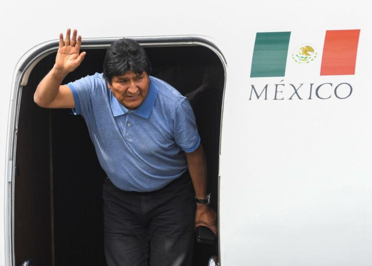 Boliviasta paennut Evo Morales saapui tiistaina Meksikoon.