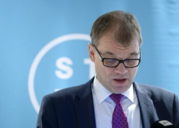 Pääministeri Juha Sipilä osallistui STTK:n edustajiston syyskokoukseen keskiviikkona.