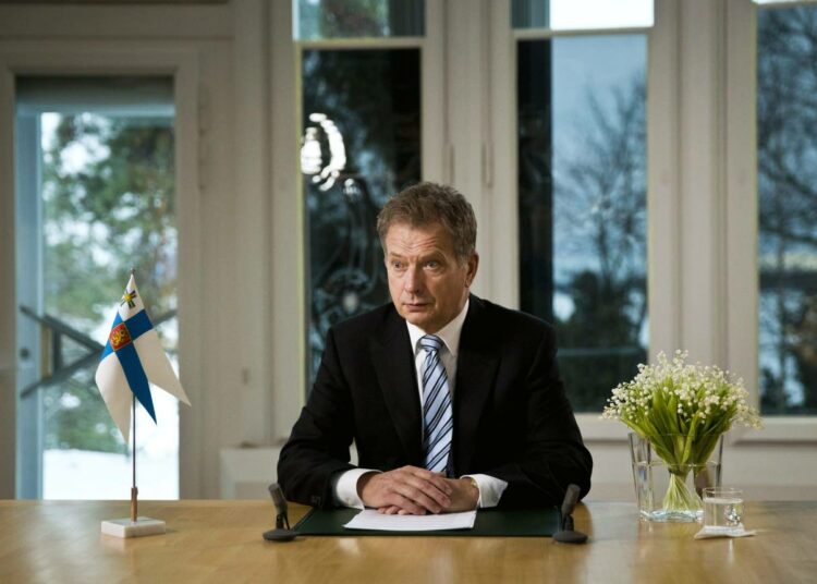 Tasavallan presidentti Sauli Niinistö.