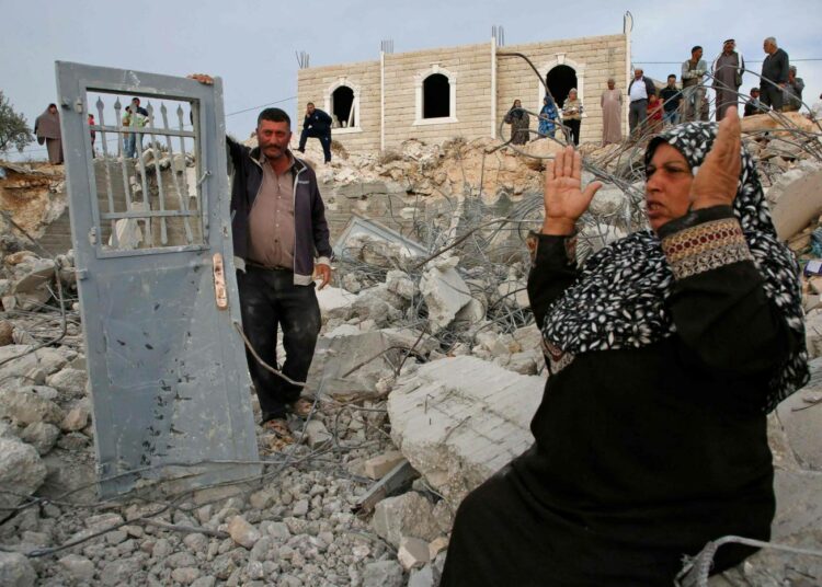 Israelilaiset tuhosivat viime viikolla jälleen yhden palestiinalaisten talon miehitetyllä Länsirannalla.