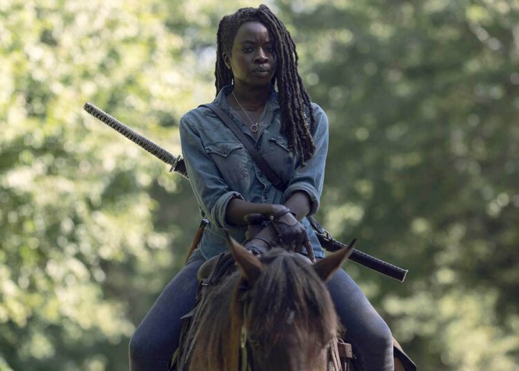 Danai Guriran esittämä Michonne ja katana ovat päät irrottava yhdistelmä