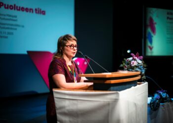 Anna Mäkipää on toiminut vasemmistoliiton puoluesihteerinä joulukuusta 2022.