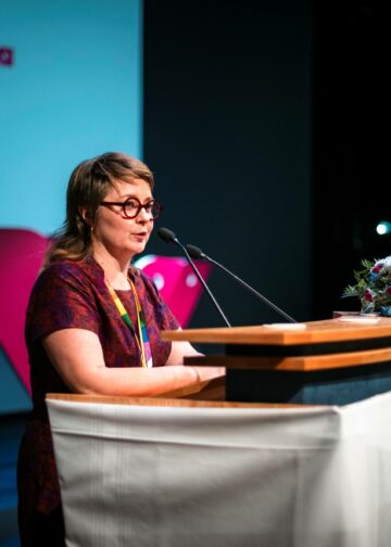 Anna Mäkipää on toiminut vasemmistoliiton puoluesihteerinä joulukuusta 2022.