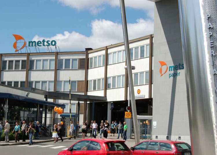 Metso Paperin Rautpohjan tehdas Jyväskylässä.