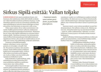Pääkirjoitusperinne on kuivakkaan vakava. Sitä voi rikkoa ainakin iloittelevilla otsikoilla.