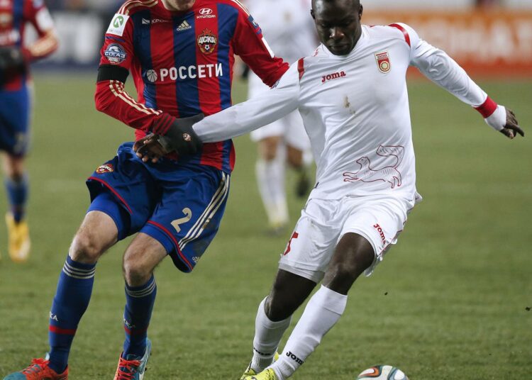 Emmanuel Frimpong edustaa Venäjän pääsarjassa pelaavaa Ufaa.