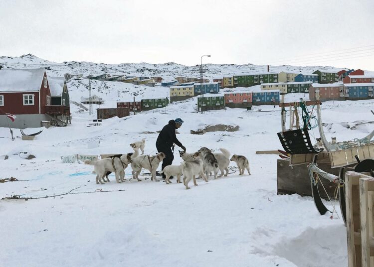 Ilulissat on neljän ja puolen tuhannen asukkaan kaupunki Grönlannin länsirannikolla.