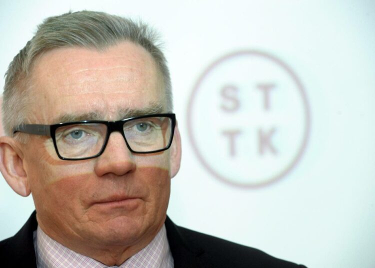 STTK:n puheenjohtaja Mikko Mäenpää.