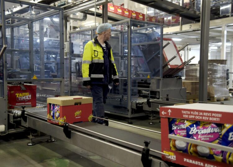 Suurin osa Ahvenanmaalla toimivan tehtaan sipsituotannosta menee Suomen markkinoille.
