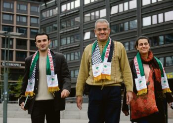 Ihsan Naser, Ismail Soboh ja Alah Shehada toivovat Euroopasta tukea palestiinalaisnuorten pyrkimyksille saada elää rauhassa ja nauttia elämästä.