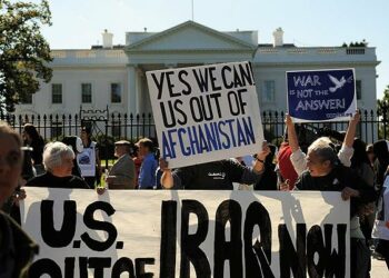 USA pois Afganistanista, vaativat mielenosoittajat lokakuun alussa Washingtonissa.