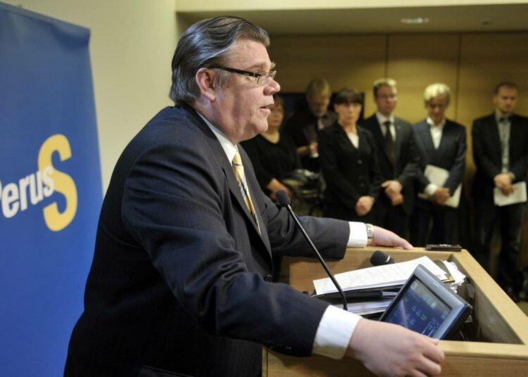 Timo Soini ilmoitti tiedotustilaisuudessaan, että Perussuomalaiset eivät lähde hallitukseen.