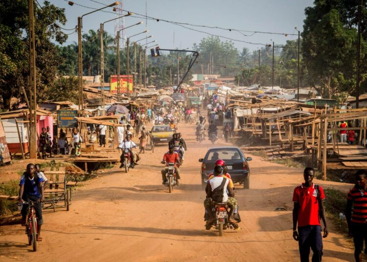 Yksi vähälle huomiolle jääneistä pitkäaikaisista kriiseistä on Keski-Afrikan tasavallassa. Kuva pääkaupunki Banguista.