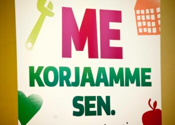 Vasemmistoliiton puoluejäsenten verkostoista ei ole juuri tutkittua tietoa. Kuvassa puolueen eduskuntavaalijuliste viime vuodelta.
