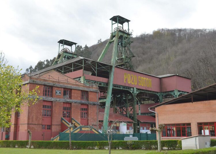 Hiilikaivosmuseo Sotónissa, Asturiasin maakunnassa Espanjassa.