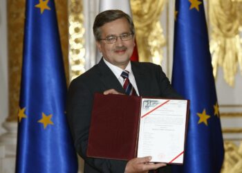 Bronislaw Komorowski valittiin Puolan presidentiksi.