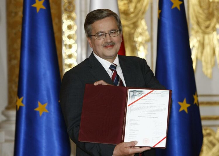 Bronislaw Komorowski valittiin Puolan presidentiksi.