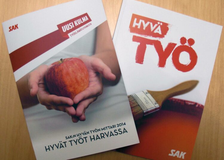 SAK:n Hyvän työn mittarilla voidaan tarkastella työelämän laatua.
